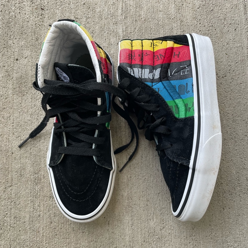 Vans SK8-Hi 'Spirit' Skateboard Shoes Suede Youth size 3